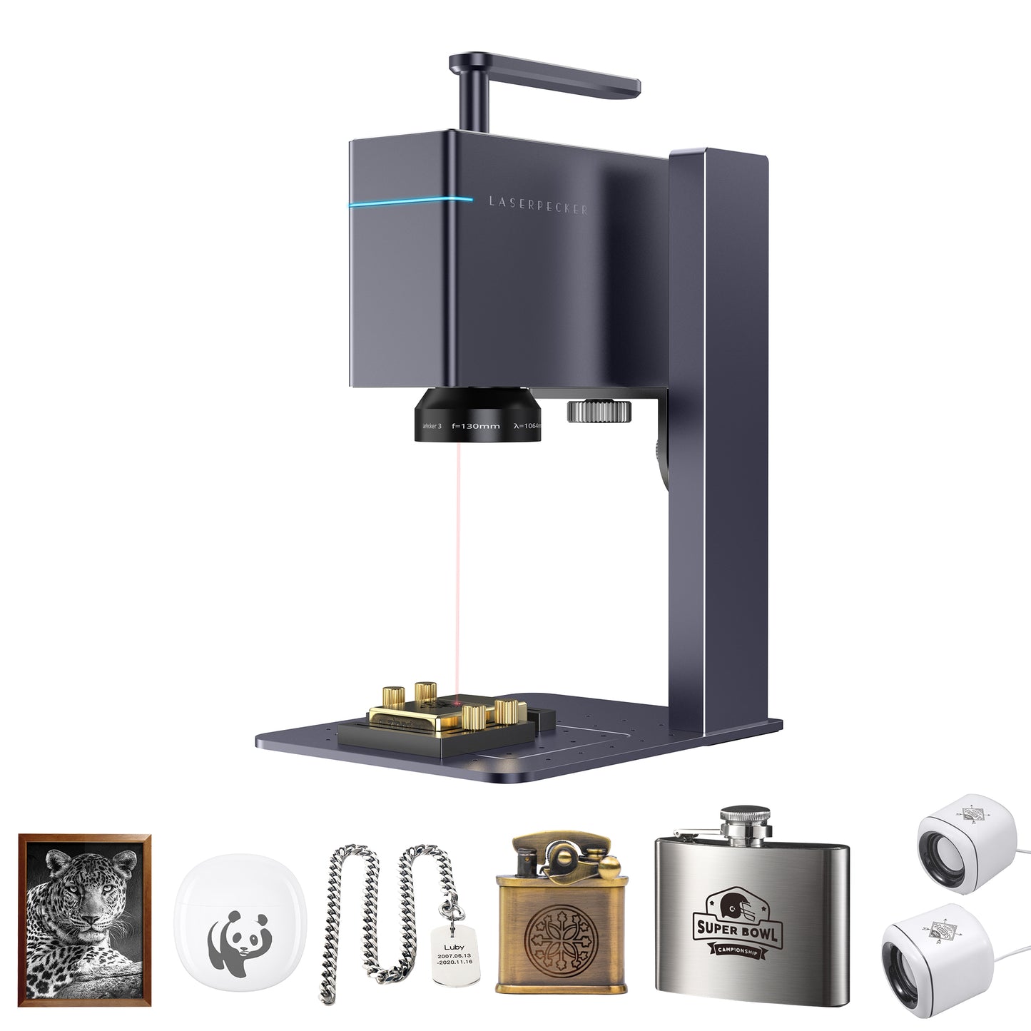 LaserPecker LP3 - High Precision Metal & Plastic Laser Engraver