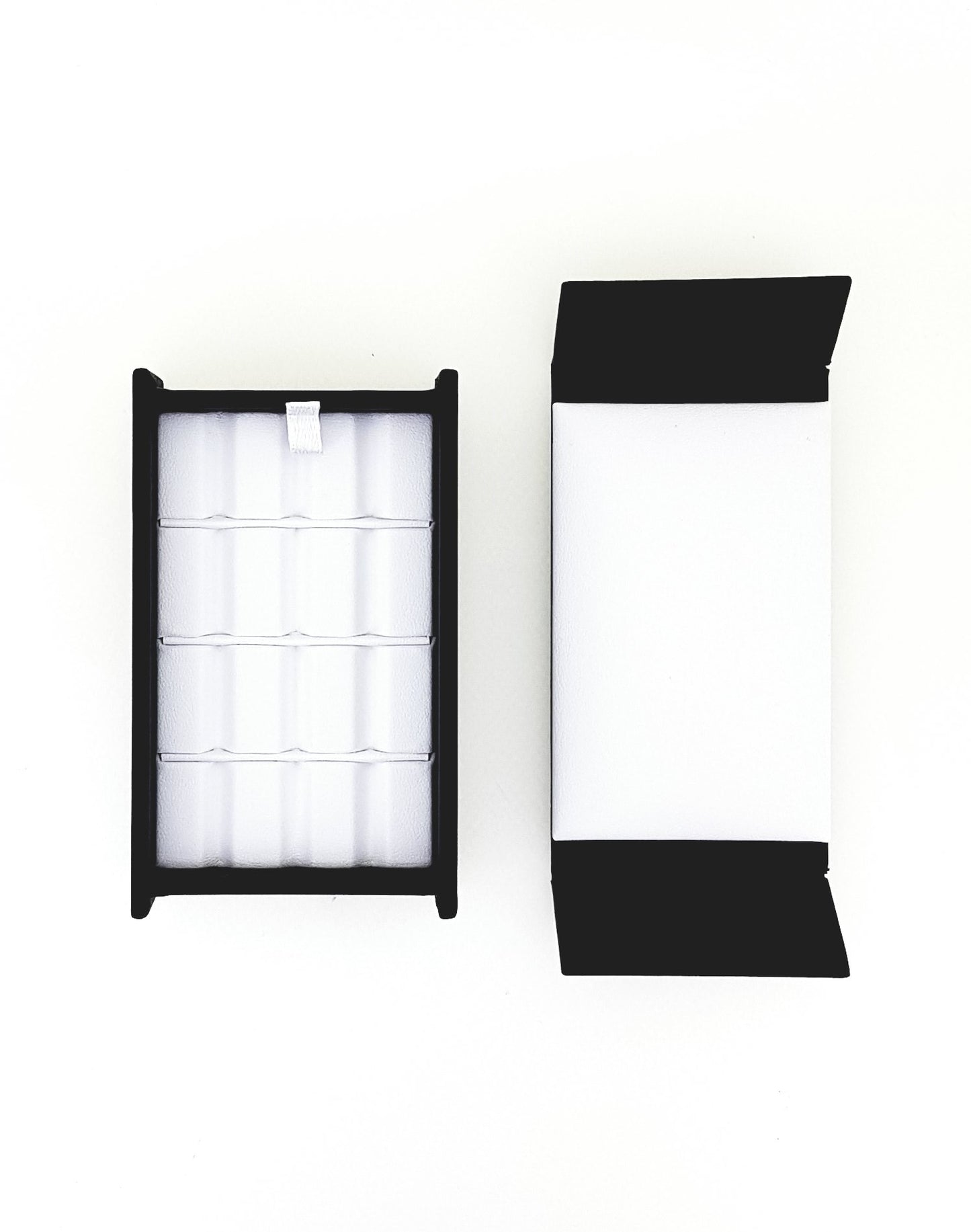 Grooved Gem Boxes-#12 (3X4)-White