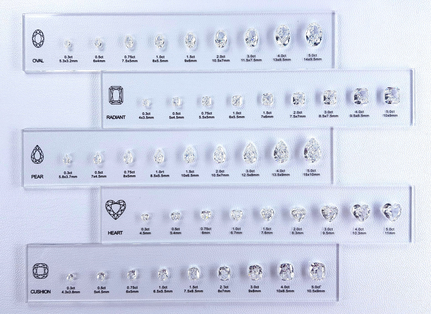 Diamond Shape Master CZ Set