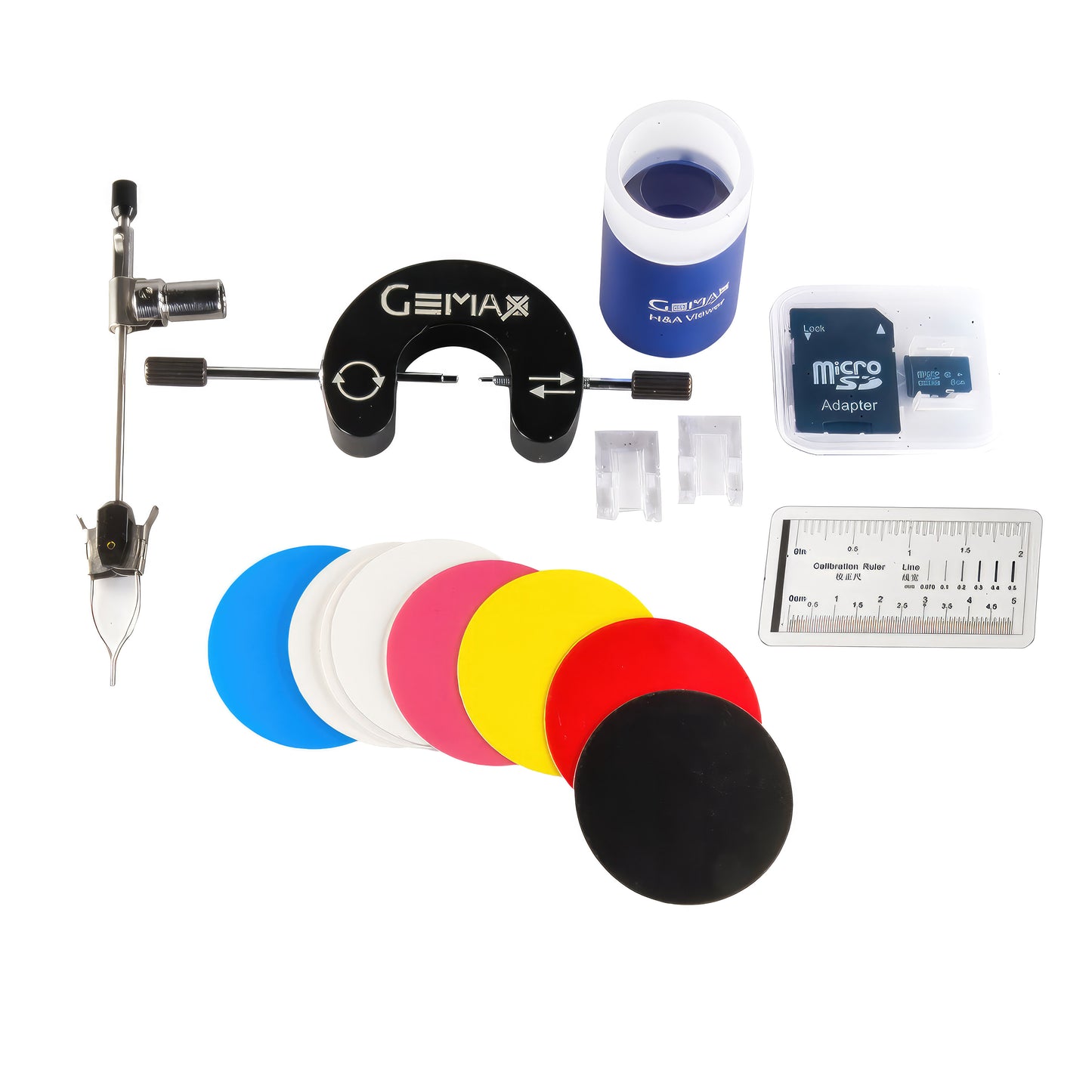 Gemax Pro II Microscope XL-Advanced 7-Inch Display and 1200x Magnification for Laser Inscription and Jewelry Inspection