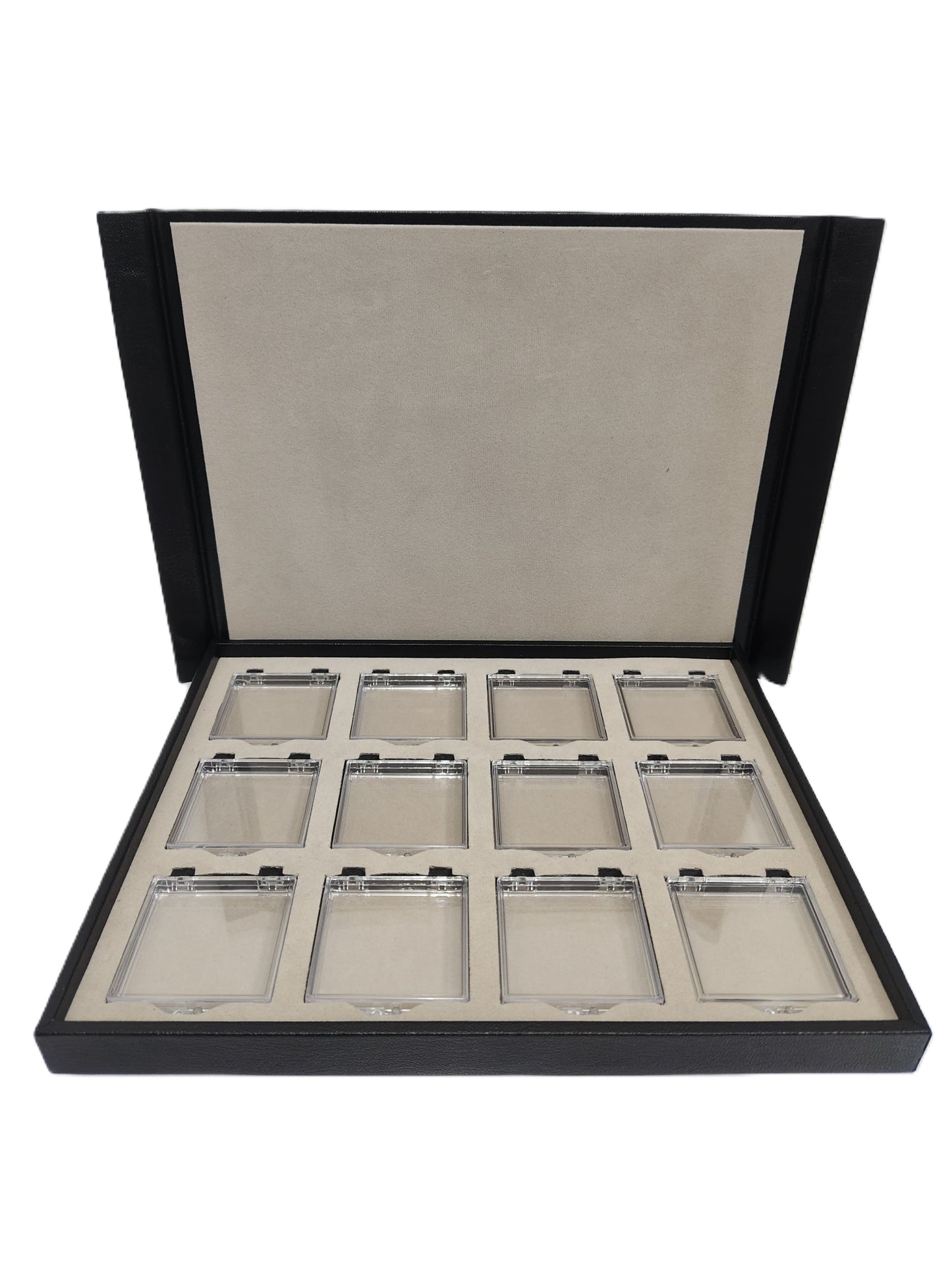 Resin Gel Coated Box ( Medium ) Trays With Magnetic Cover - 12 section