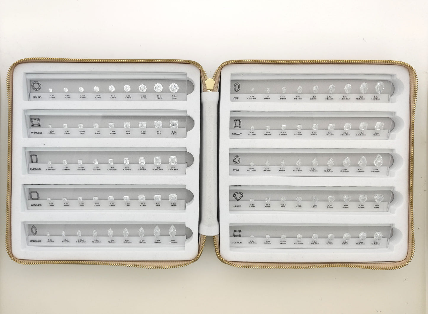 Diamond Shape Master CZ Set - Wallet