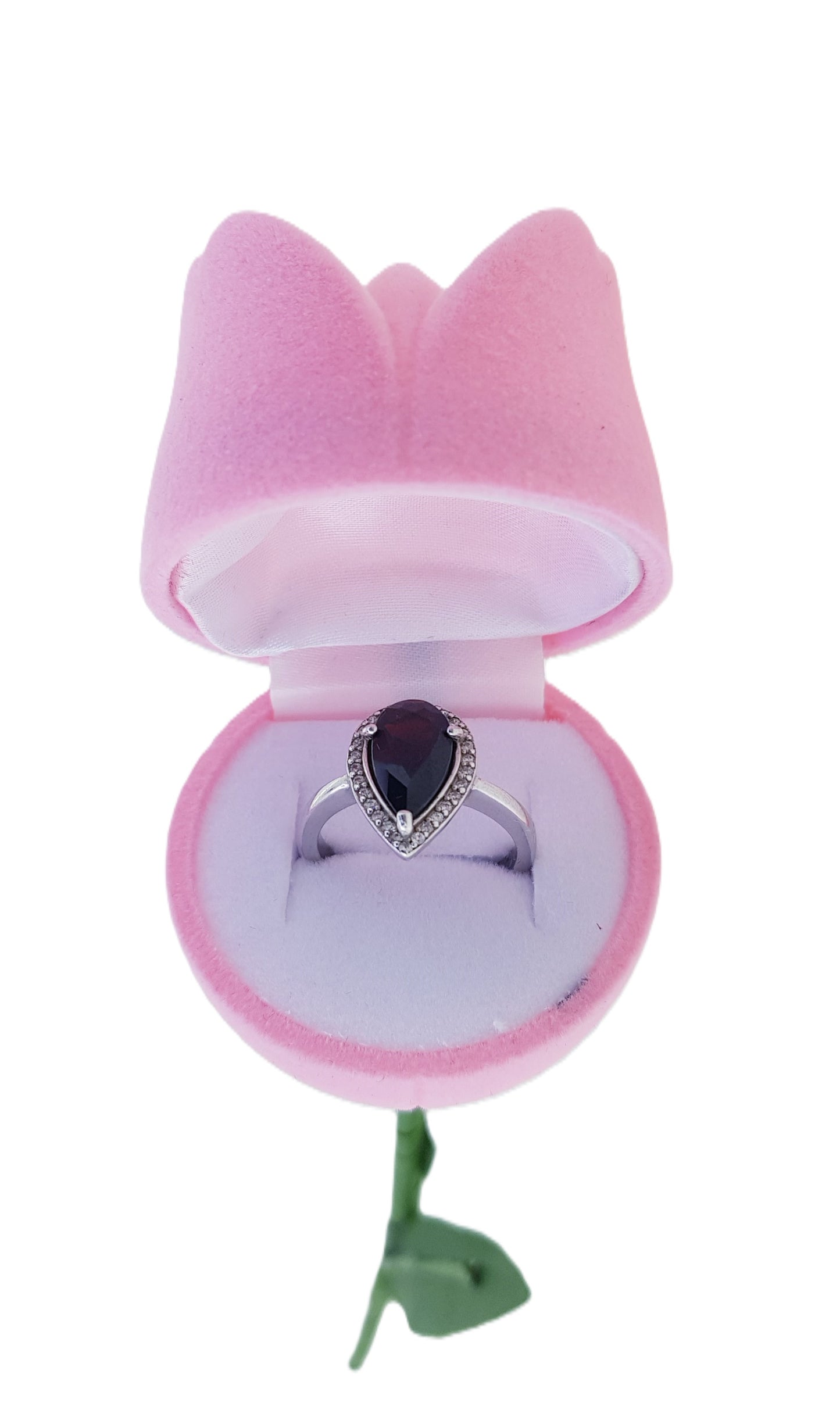 Velvet Ring Rose ( Small ) Pink