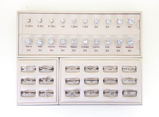 Silver 925 Ring Builder CZ Set - Small