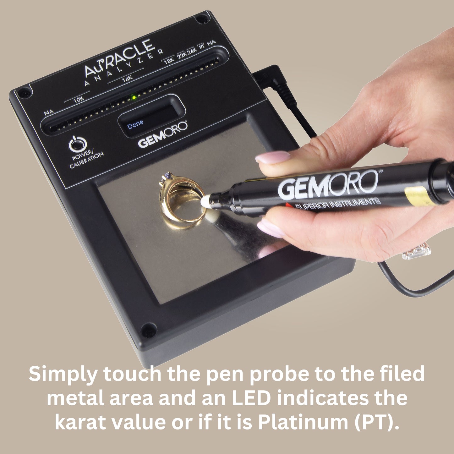 Gemoro AuRACLE Analyzer: Premium Gold & Platinum Tester – Accurate, Fast & Easy to Use