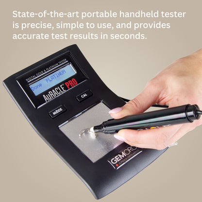 GEMORO AuRACLE PRO – Precision Gold & Platinum Testing. Anywhere. Anytime