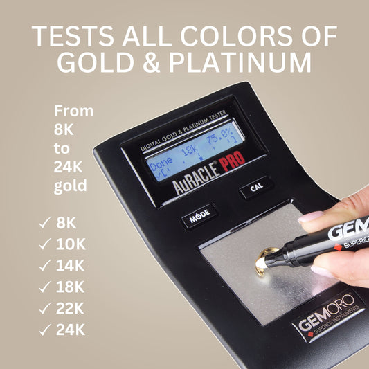 GEMORO AuRACLE PRO – Precision Gold & Platinum Testing. Anywhere. Anytime