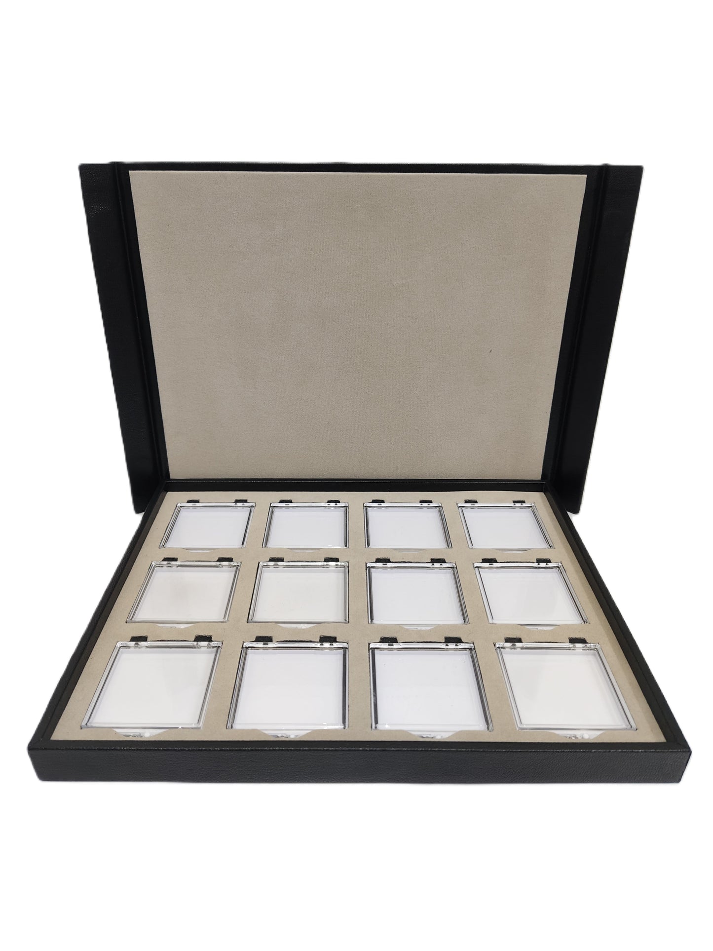 Resin Gel Coated Box ( Medium ) Trays With Magnetic Cover - 12 section