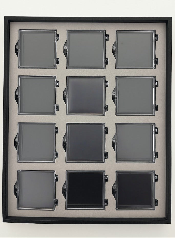 Resin Gel Coated Box ( Medium ) Trays With Magnetic Cover - 12 section