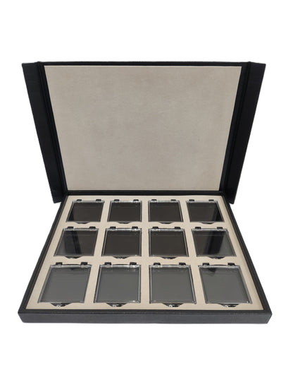 Resin Gel Coated Box ( Medium ) Trays With Magnetic Cover - 12 section