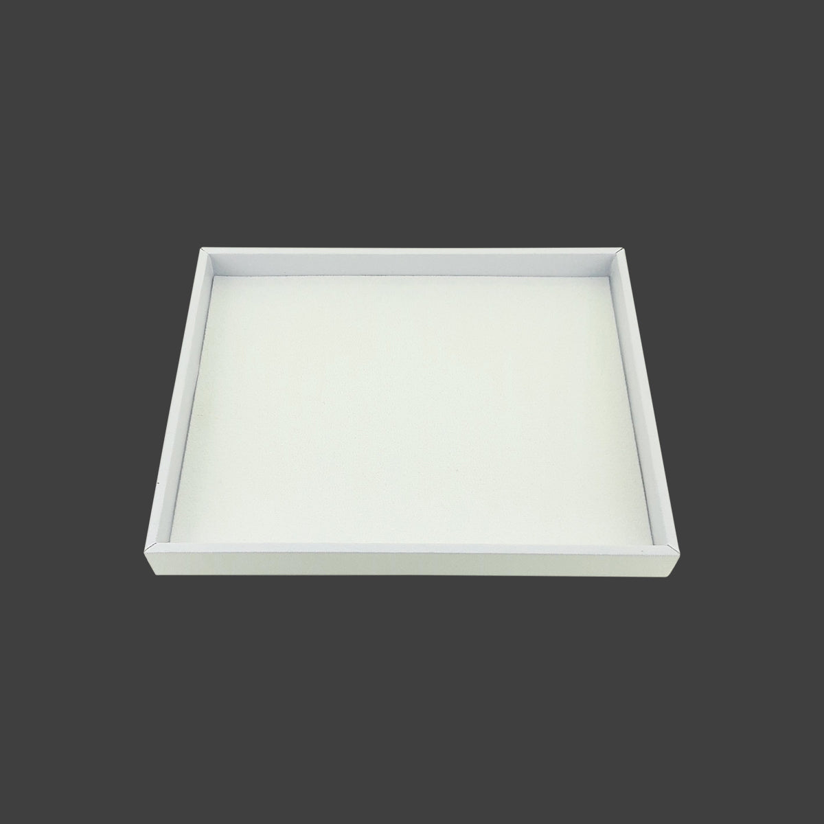 Display Trays Plain-Medium-White