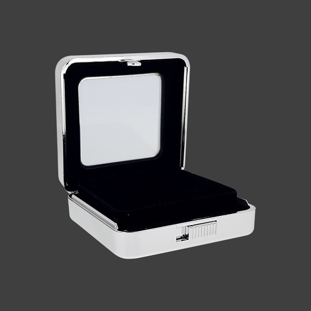 Gemax ABS Boxes - Slide Lock-Medium-Shine Silver
