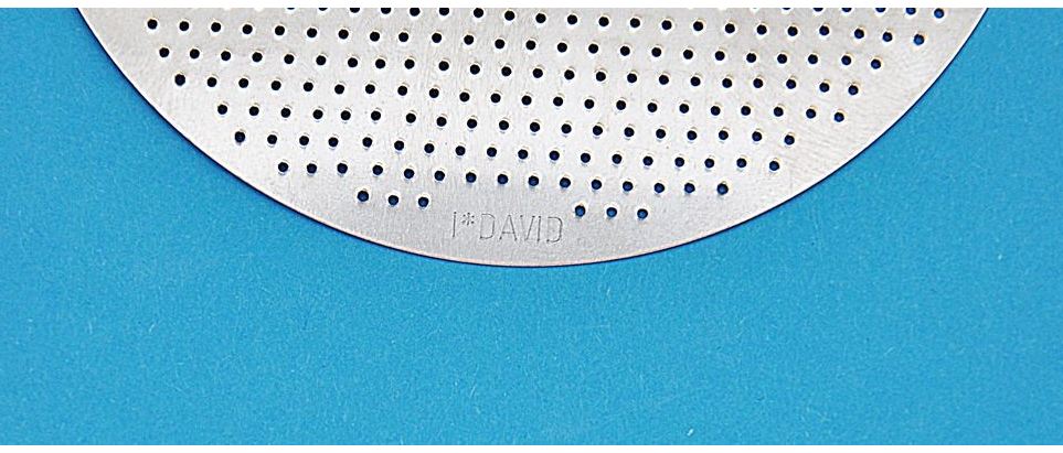I.David Regular Sieve Loose Plates 80mm - 0.65mm