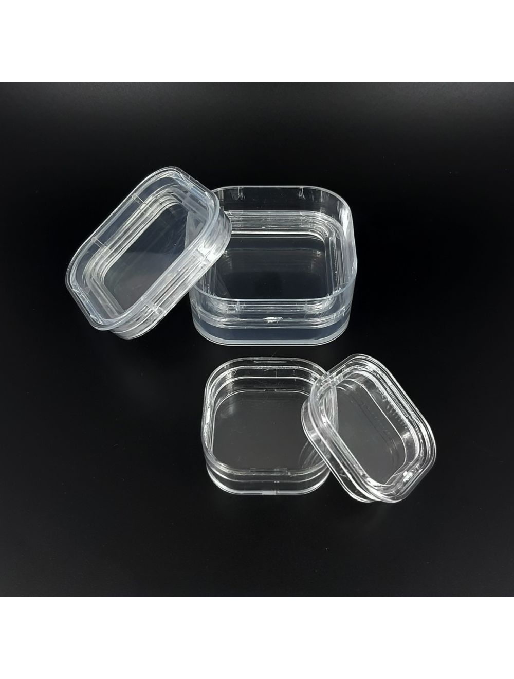 gems in various size EMPTY display plastic box storage container for diamonds